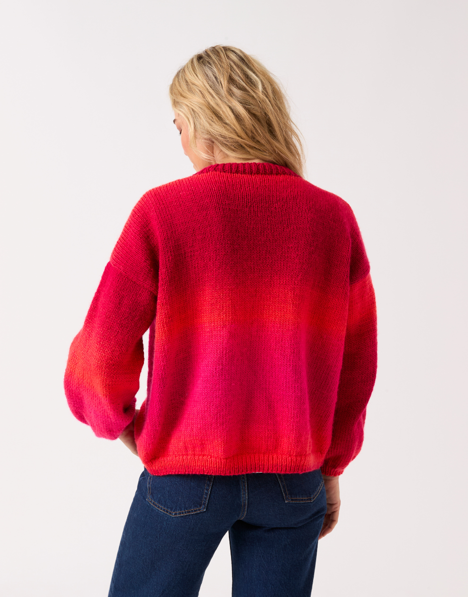Sirdar Edge to Edge Cardigan in Jewelspun Ombre