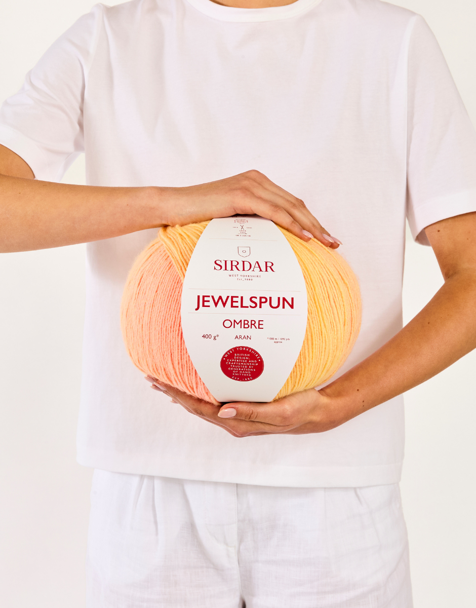 Sirdar Crochet Shawl in Jewelspun Ombre