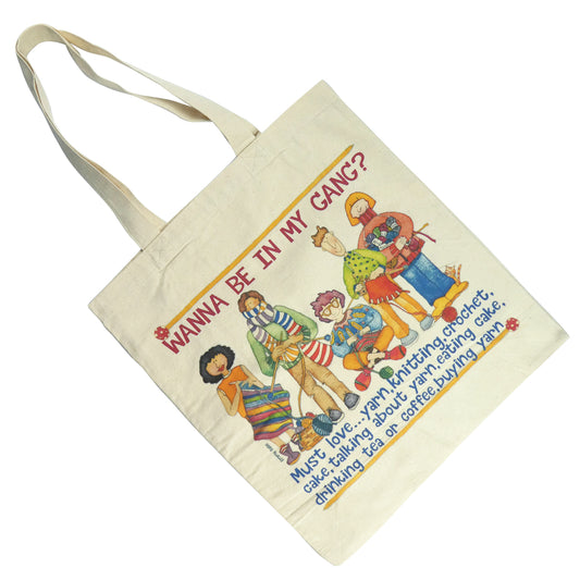 Emma Ball Wanna Be In My Gang Cotton Canvas Bag