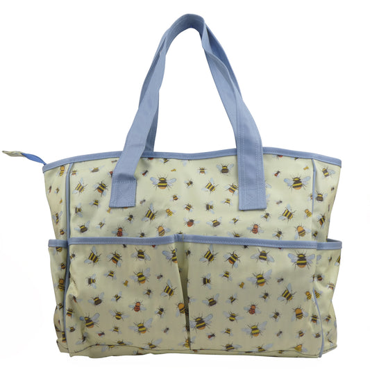 Emma Ball Bee Oilskin Pocket Bag