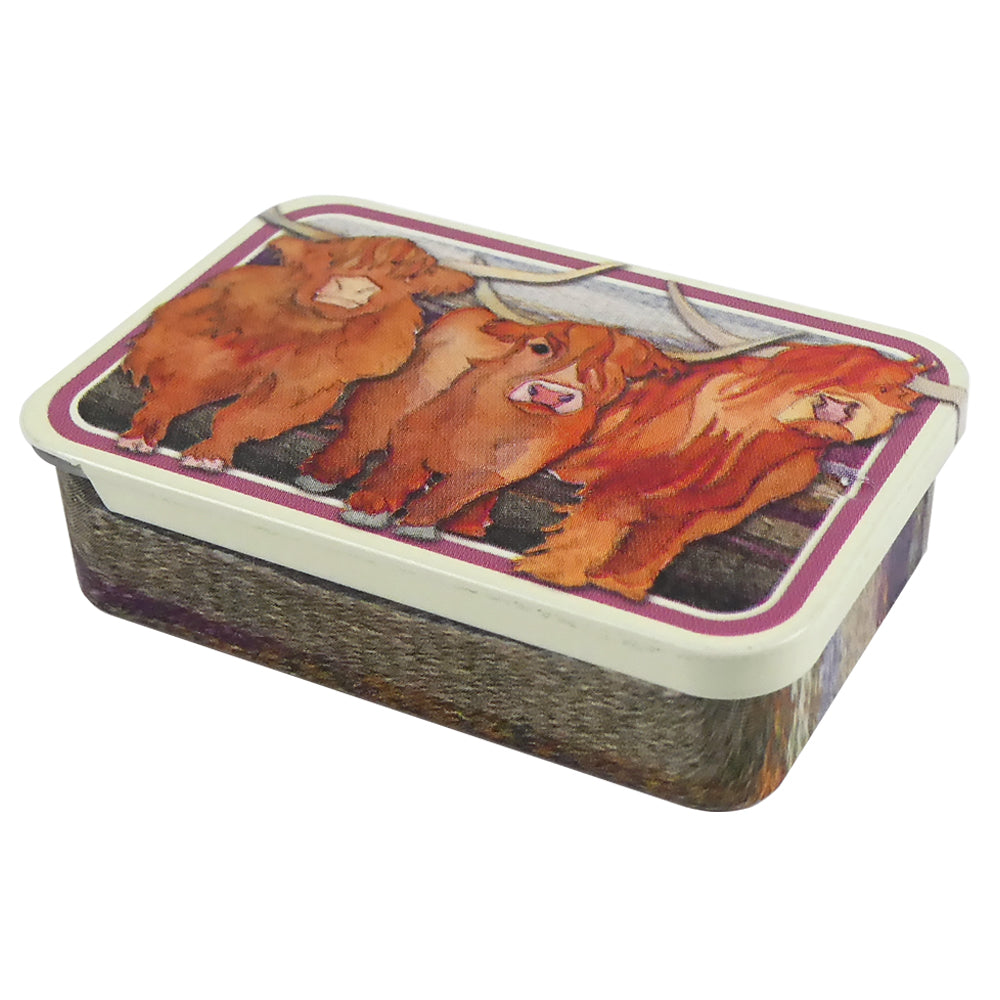 Emma Ball Highland Coo Pocket Tin