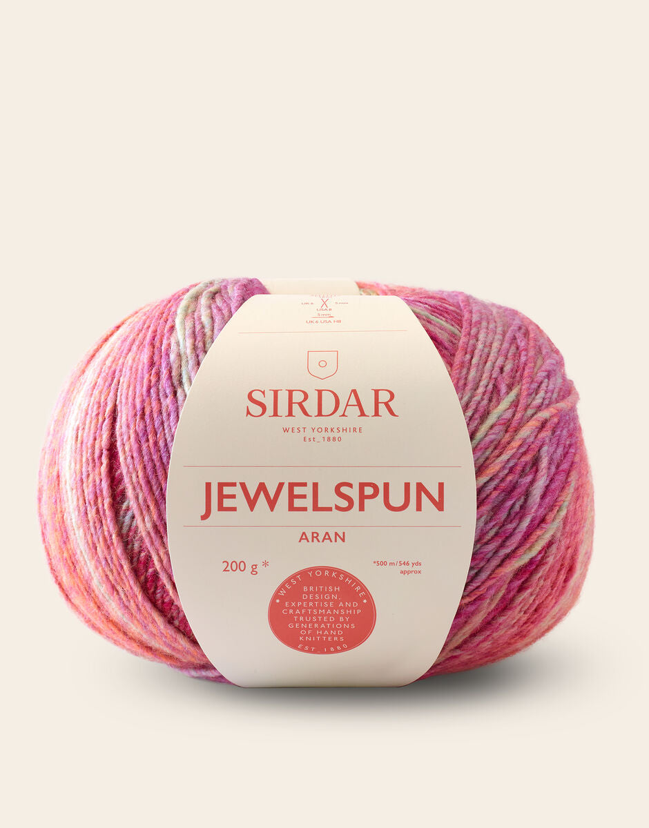 Sidar Scarf and Hat Kit in Jewelspun Aran 10027