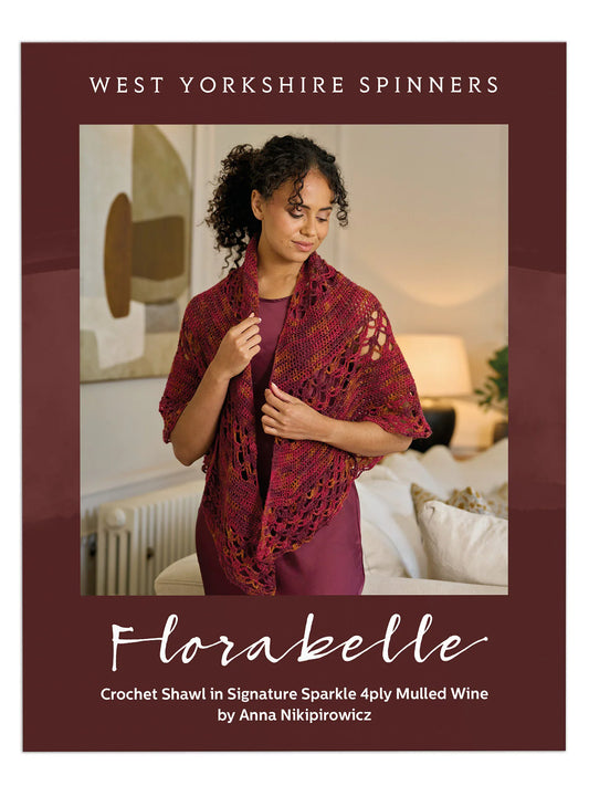 Florabelle Crochet Shawl Kit by West Yorkshire Spinners