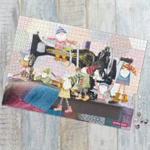Emma Ball Sewing Gnomes 1000 Piece Jigsaw