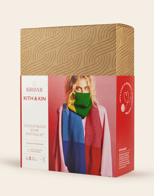 Sirdar Kath & Kin Colour Block Scarf