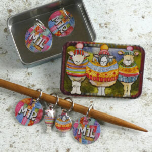 Emma Ball Make 1 Stitch Markers in Tin