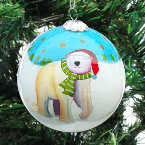 Emma Ball Polar Bear Bauble