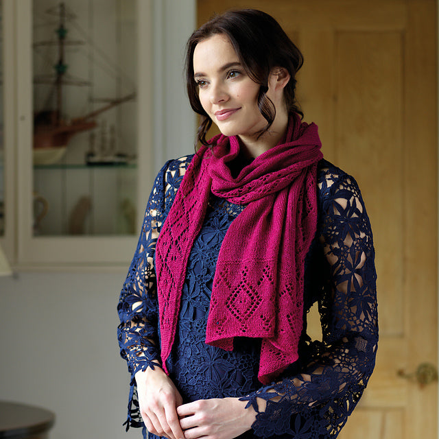 West Yorkshire Spinners Rosalyn Lace Shawl Kit