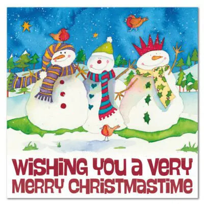 Emma Ball Snowmen Christmas Card Pack of 6