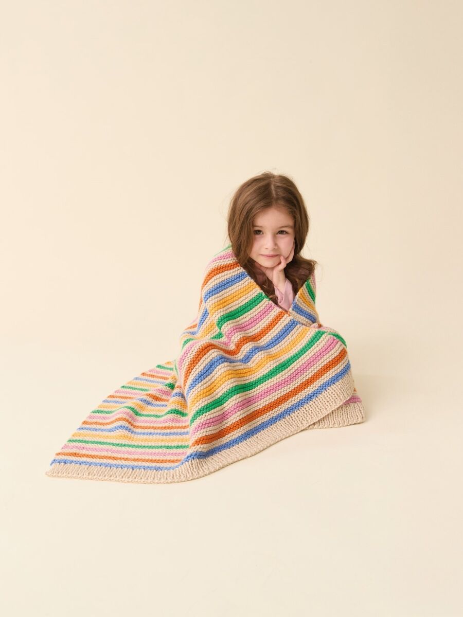 Sirdar Scandi Stripes Blanket Kit