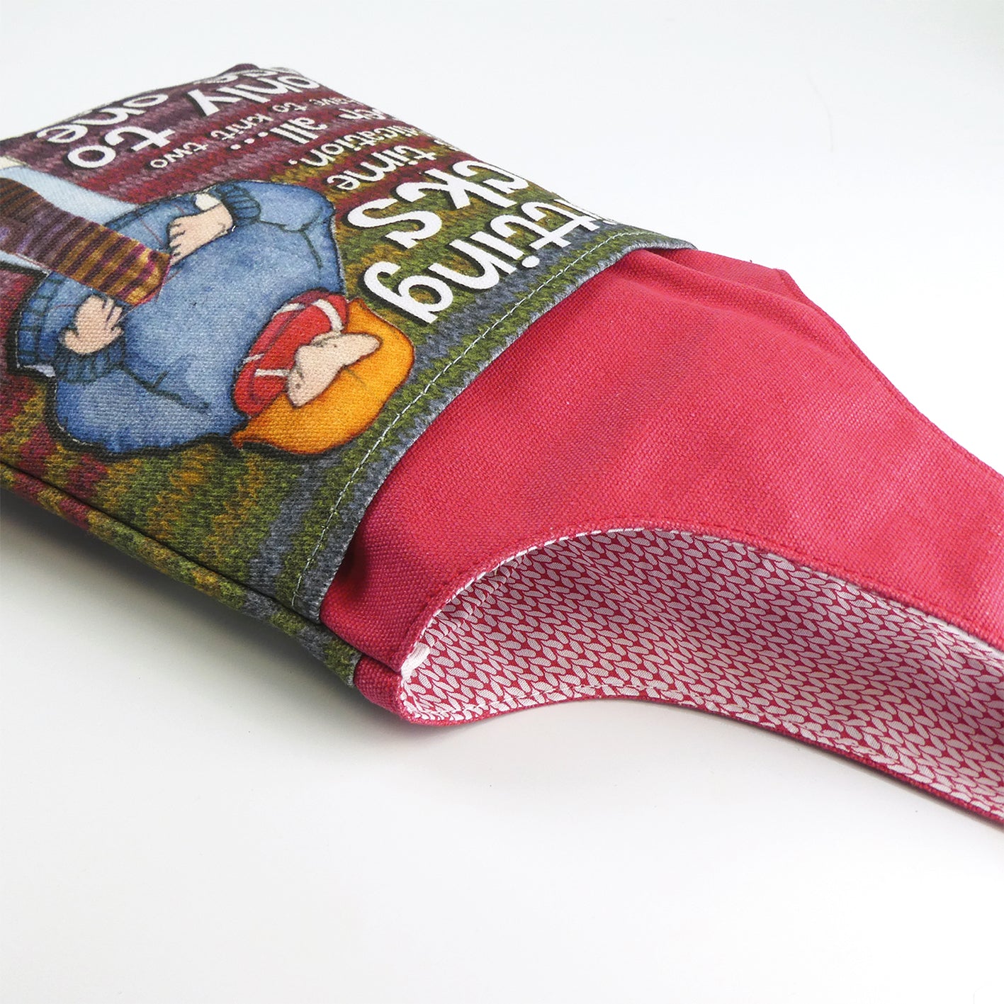 Emma Ball Sock Knitters Small Wrist Bag