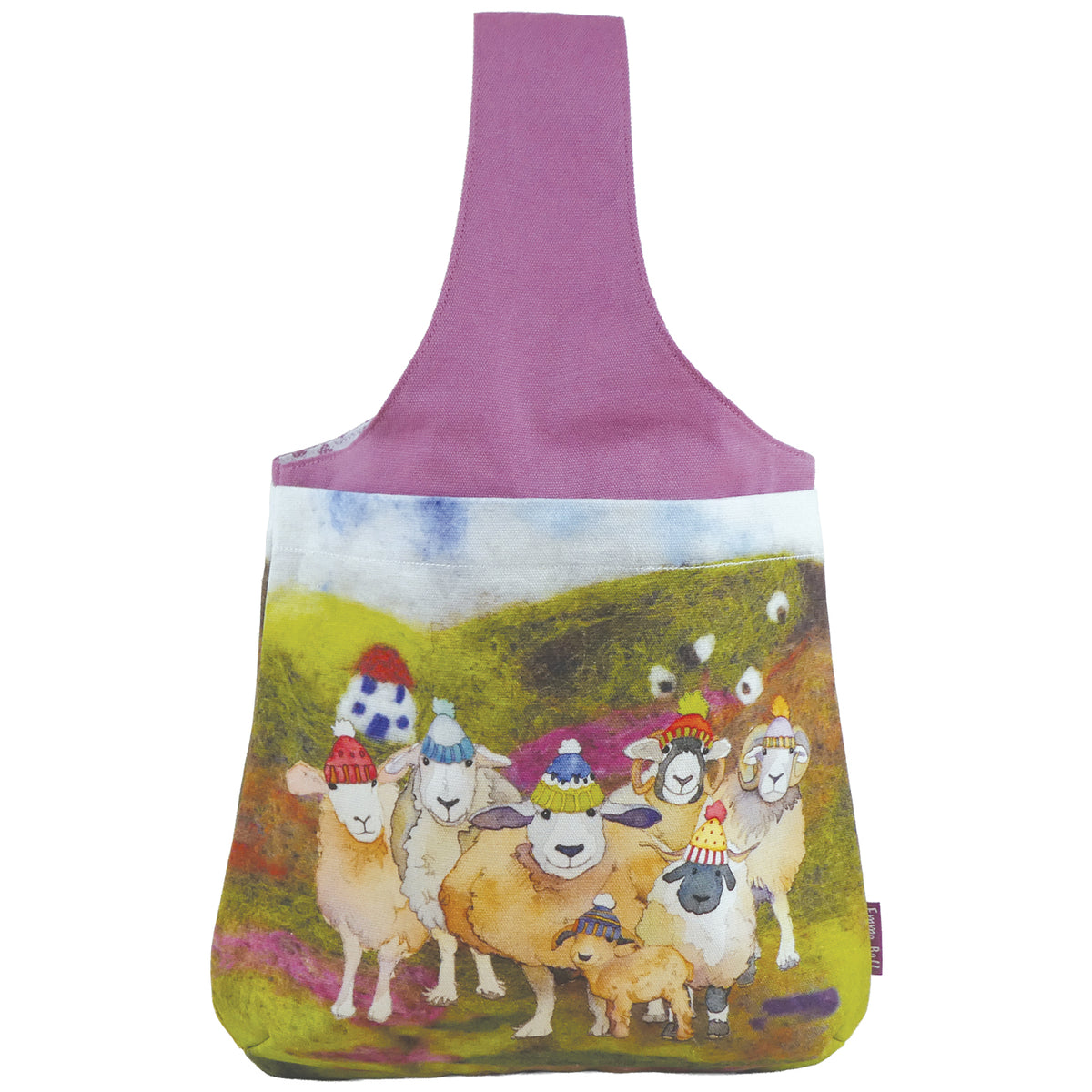 Happy Sheep Large Wrist Bag