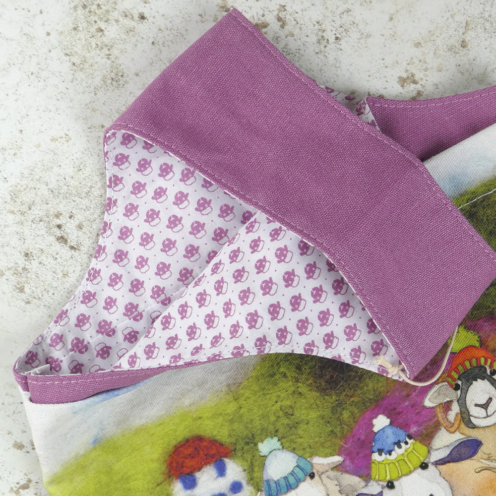 Happy Sheep Large Wrist Bag