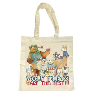 Emma Ball Woolly Friends Cotton Canvas Bag