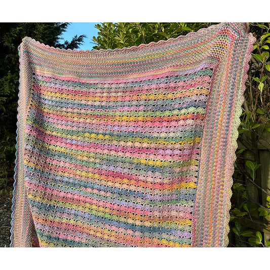 Darling Buds of May Crochet Blanket