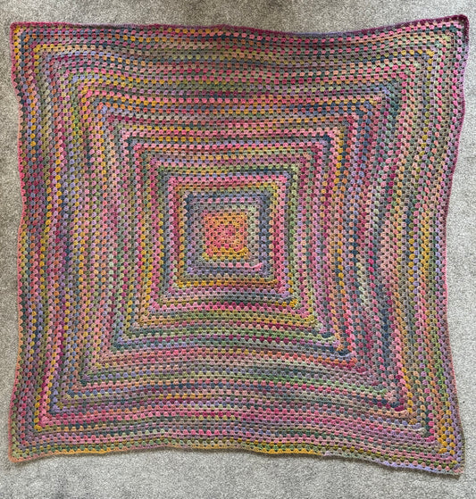 Georgie's no twist Granny Square Blanket