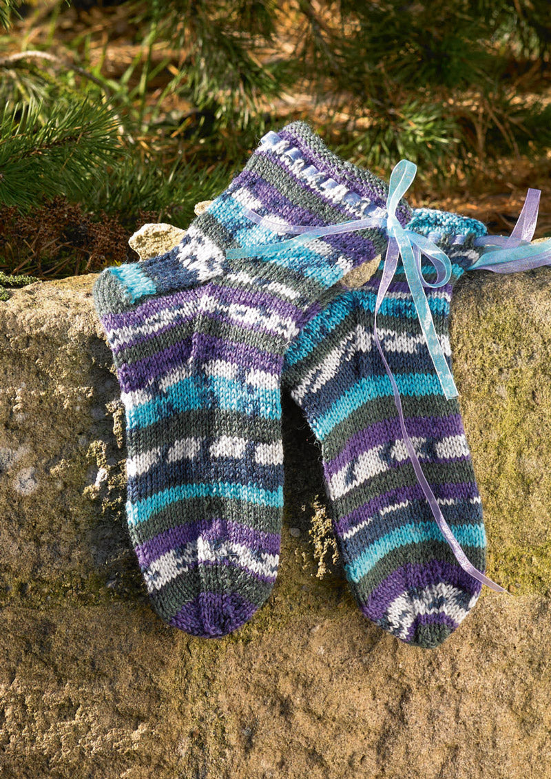 James C Brett Sock Kit - 4 ways!