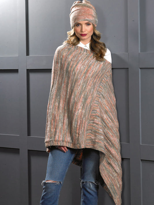 James C Brett Poncho, Hat and Glove Kit