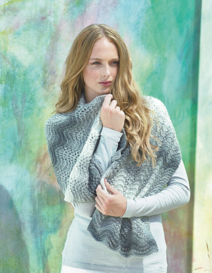 James C Brett Shhh DK Shawl or Cowl Kit