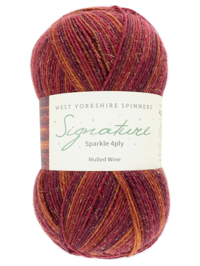 West Yorkshire Spinners Mulled Wine Signature 4ply Sock Kit